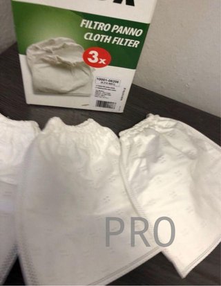 Juego de 3 filtros de tela para aspiradora