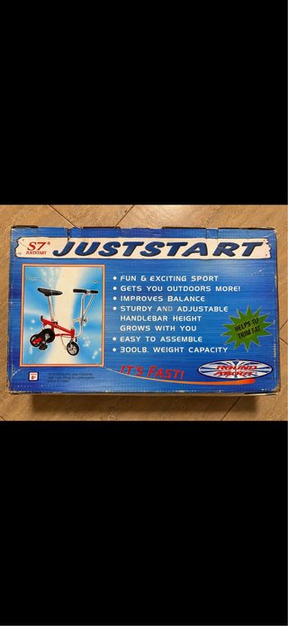 Bicicleta Plegable S7 JUSTSTART Azul