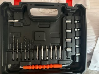 Taladro Inalámbrico con Maletín y Accesorios