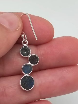 Pendientes Plata 925 y Labradorita