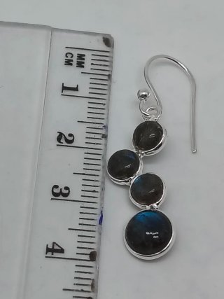 Pendientes Plata 925 y Labradorita