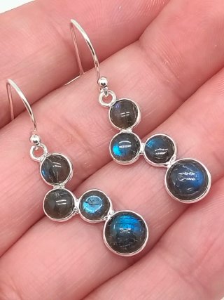Pendientes Plata 925 y Labradorita