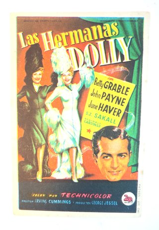 Lote 3 Programas de Mano Cine Años 50
