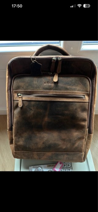 Mochila STILORD Piel Portátil 15,6”