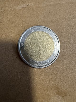 Moneda 2 Euros Finlandia 1917-2017
