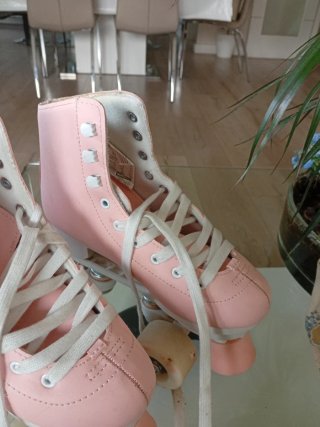 Patines de 4 ruedas rosas n 34