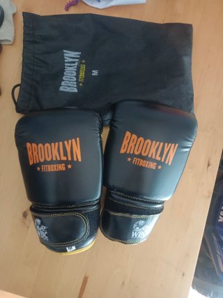 Guantes Boxeo Brooklyn Fitboxing y vendas Talla M