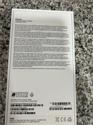 iPhone 14 128GB Azul