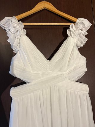Vestido Largo Blanco Morgan