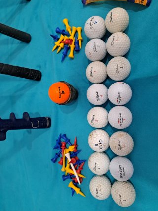 Bolsa de Golf con Palos y Accesorios