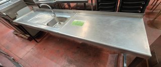 Fregadero Industrial 1 Seno 254cm