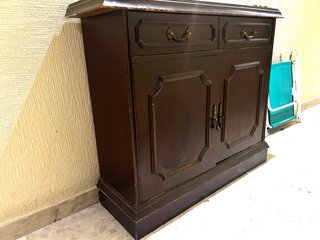 Cómoda madera mármol veteado