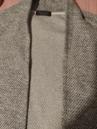 Chaqueta fina Zara gris hombre