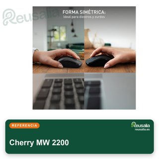 Cherry MW 2200 ratón inalámbrico portátil