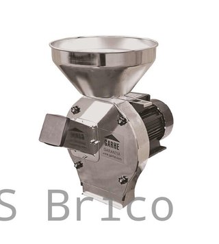 Molino Triturador Aceituna y Cereales Cromado 1100W - 00855 - GARHE