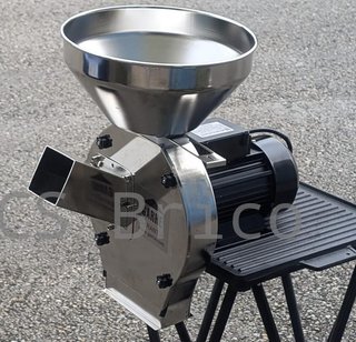 Molino Triturador Aceituna y Cereales Cromado 1100W - 00855 - GARHE