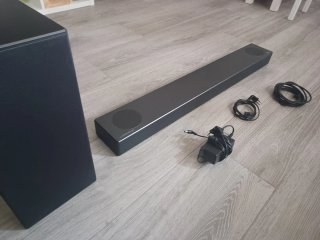 LG S75Q Barra Sonido + Subwoofer Negro