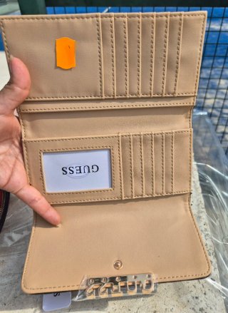 Cartera Guess Cocodrilo Marrón