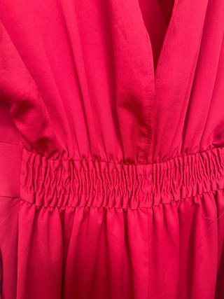 Mono Zara rojo largo