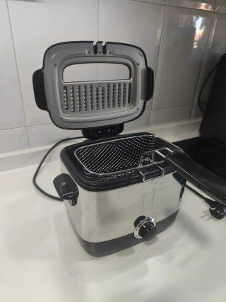 Freidora Eléctrica Acero Inoxidable