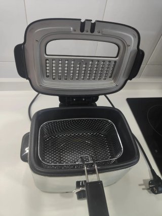 Freidora Eléctrica Acero Inoxidable