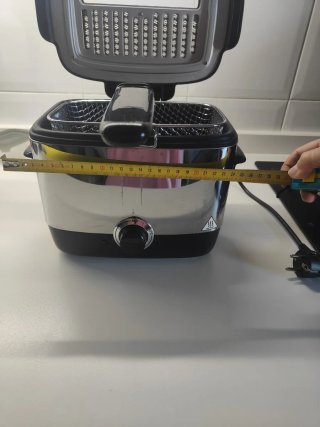 Freidora Eléctrica Acero Inoxidable