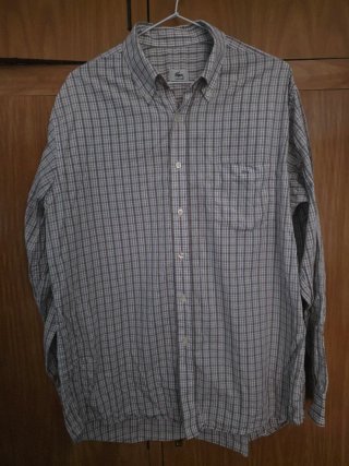 Camisa Lacoste de Cuadros Talla XL