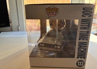 Funko Pop! Rides Doc With Time Machine 133