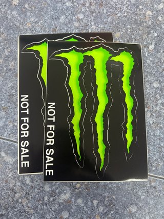 9 Pegatinas Monster Energy