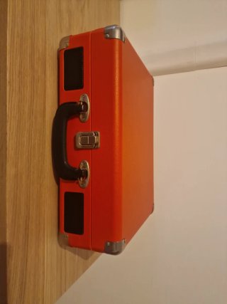 Tocadiscos Portátil Tipo Maletín Rojo