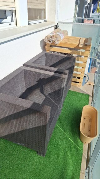 2 Sillones Ratan Gris Terraza 2 por 35€ una ganga