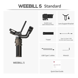 Gimbal Zhiyun WEEBILL 5 Cámaras 3kg NUEVO