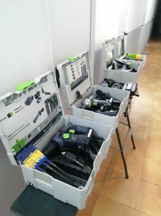Lote 4 Máquinas Festool con Manuales