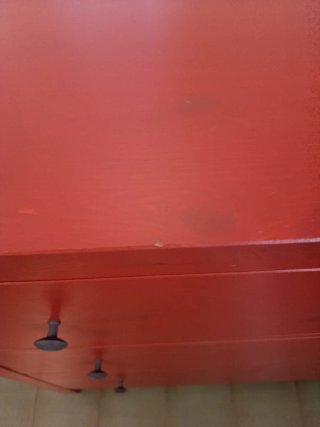 Cómoda Hemnes Ikea Roja
