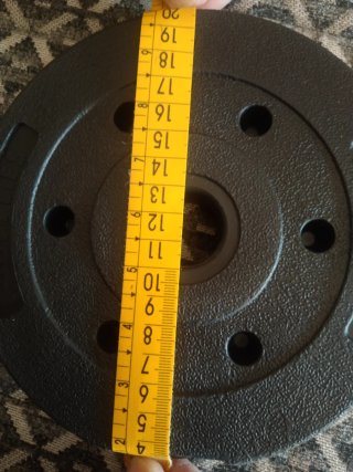 Conjunto de 8 Discos de pesas para mancuernas de 3