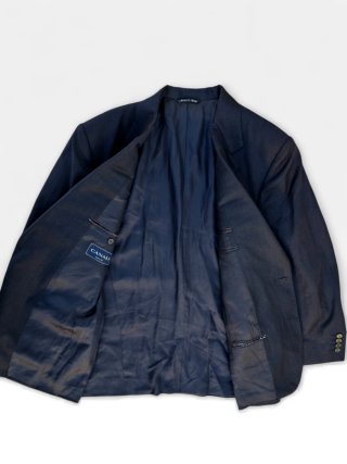 Giacca Canali Uomo Taglia 56 Blu