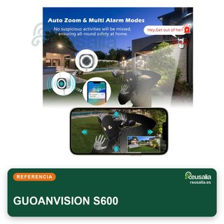 S600 Cámara seguridad 5G con visión nocturna