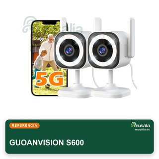 S600 Cámara seguridad 5G con visión nocturna