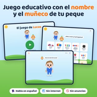 Juego educativo personalizado para tu peque