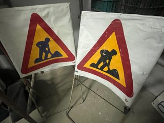 Señales de obra (2 unidades)