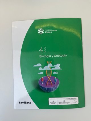 Cuaderno Biología y Geología 4º ESO - Santillana