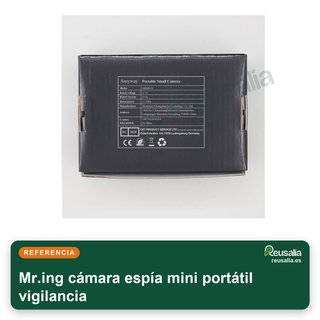 Mr.ing cámara mini mini portátil vigilancia