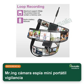 Mr.ing cámara mini mini portátil vigilancia