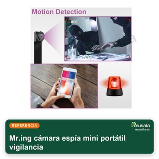 Mr.ing cámara mini mini portátil vigilancia