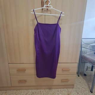 Vestido Morado de Tirantes