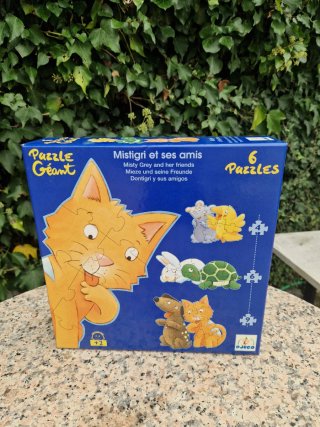 Puzzle Djeco 6 en 1 +2 años
