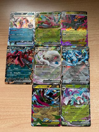 Lote de 8 Cartas Pokémon EX