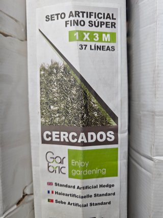 Set de 4 Setos Artificiales Garbric 1x3m