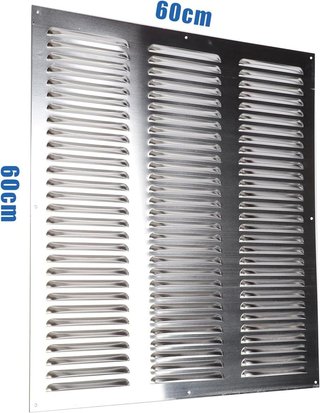 Rejilla ventilación aluminio 60x60cm