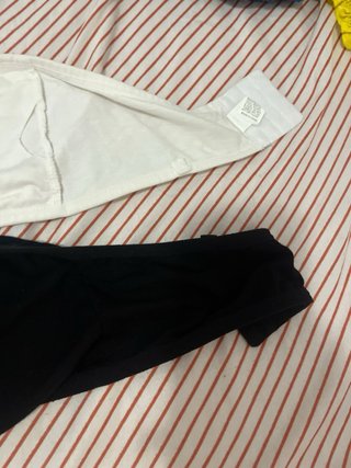 Pack 2 tops bandeau / sujetadores sin tirantes neg